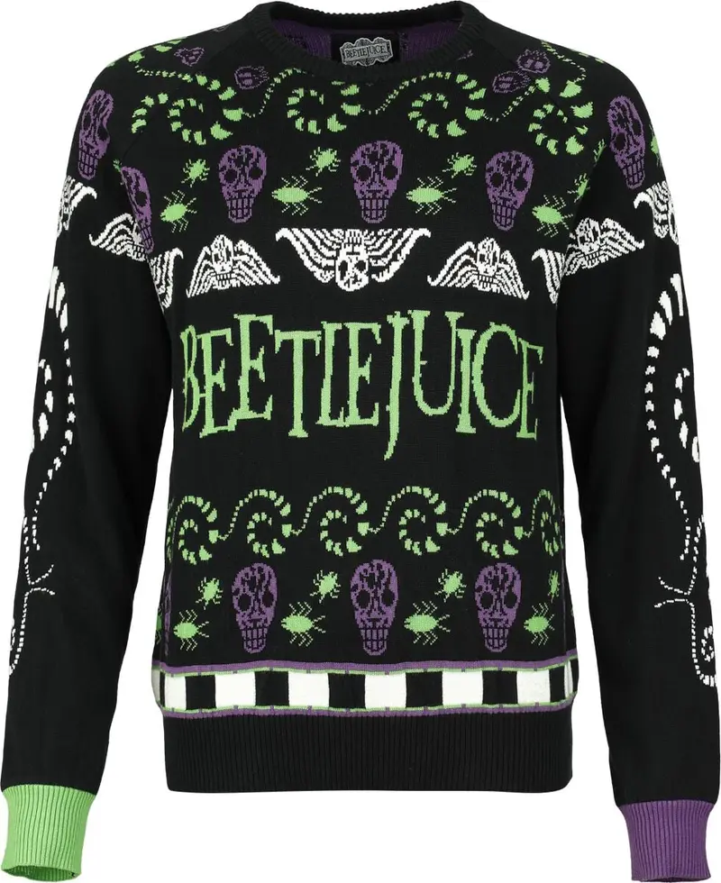 Pull De Noël de Beetlejuice - Strange And Unusual - S à 3XL - pour Femme - multicolore