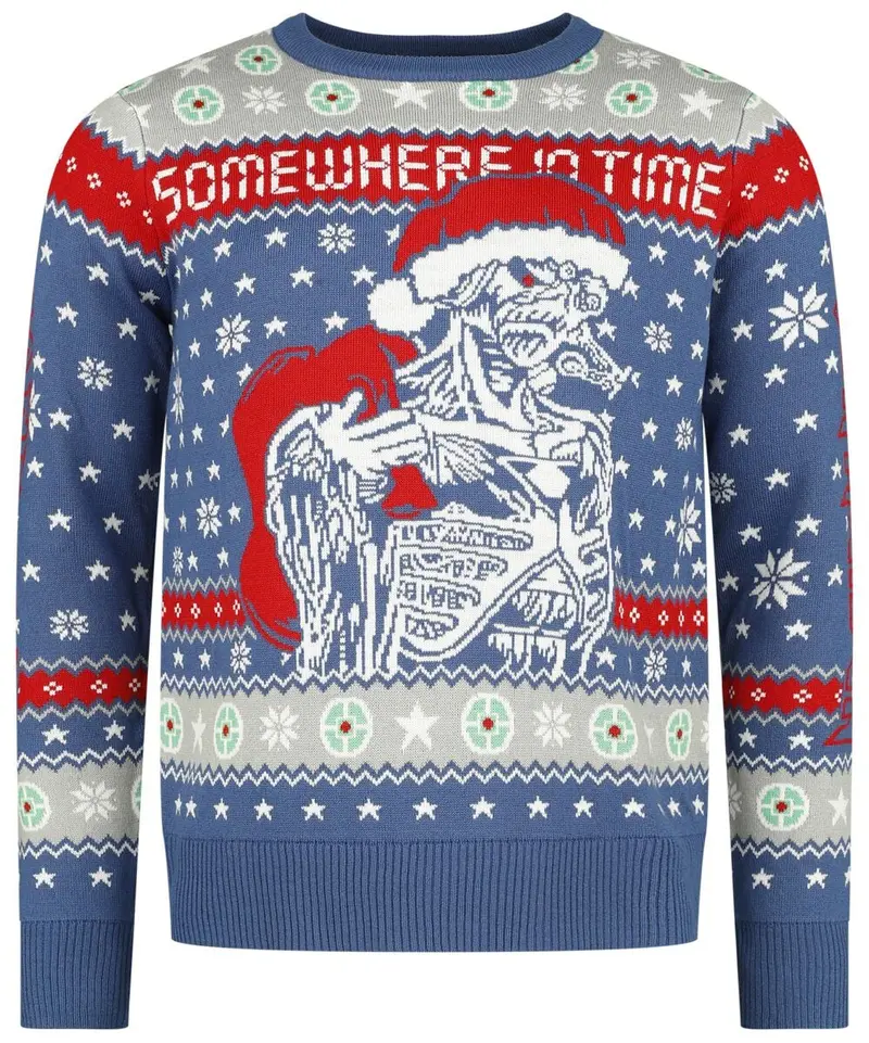 Pull de Noël de Iron Maiden - Holiday Sweater - XL - pour Homme - multicolore