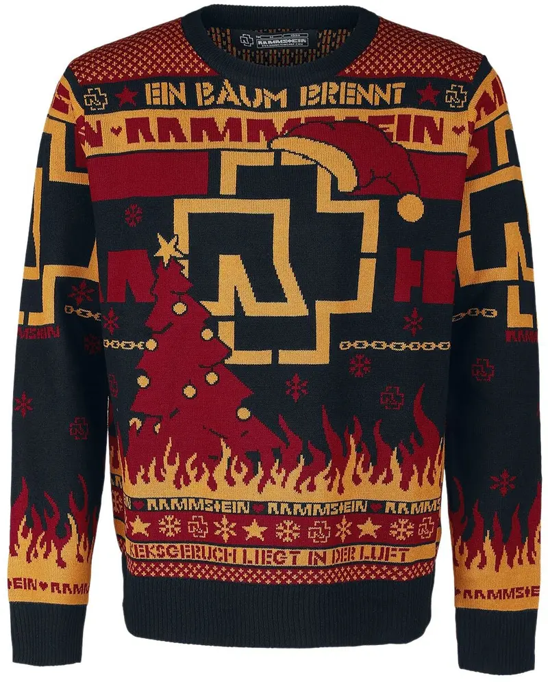 Pull de Noël de Rammstein - Holiday Sweater - S à 5XL - pour Homme - multicolore