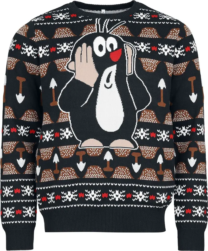 Pull de Noël de The Little Mole - La Petite Taupe - S à XXL - pour Homme - multicolore