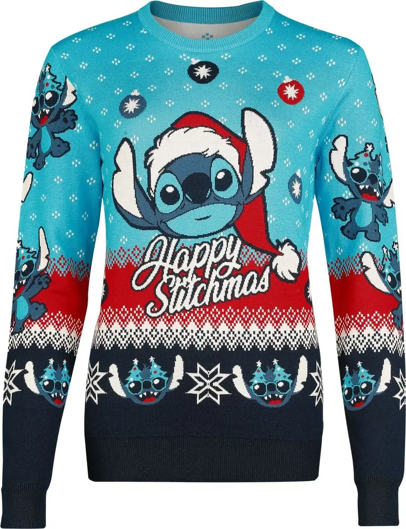 Pull de Noël Disney de Lilo & Stitch - Happy Stitchmas - S à XXL - pour Femme - multicolore