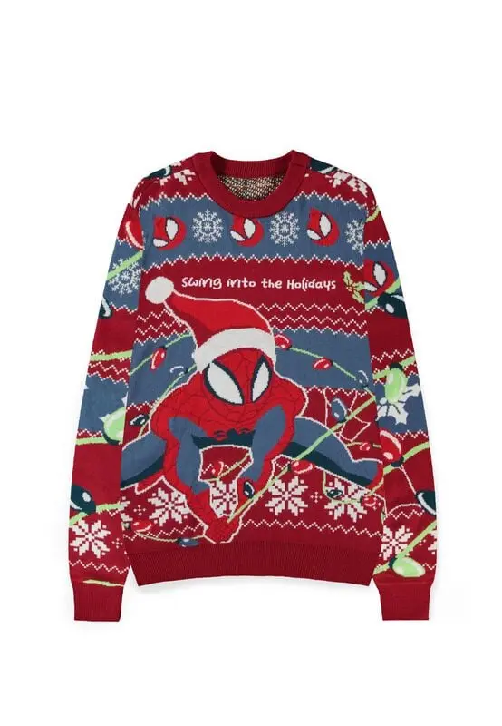 Pull De Noël Disney de Spider-Man - Swing Into The Holidays - S à XXL - pour Homme - multicolore
