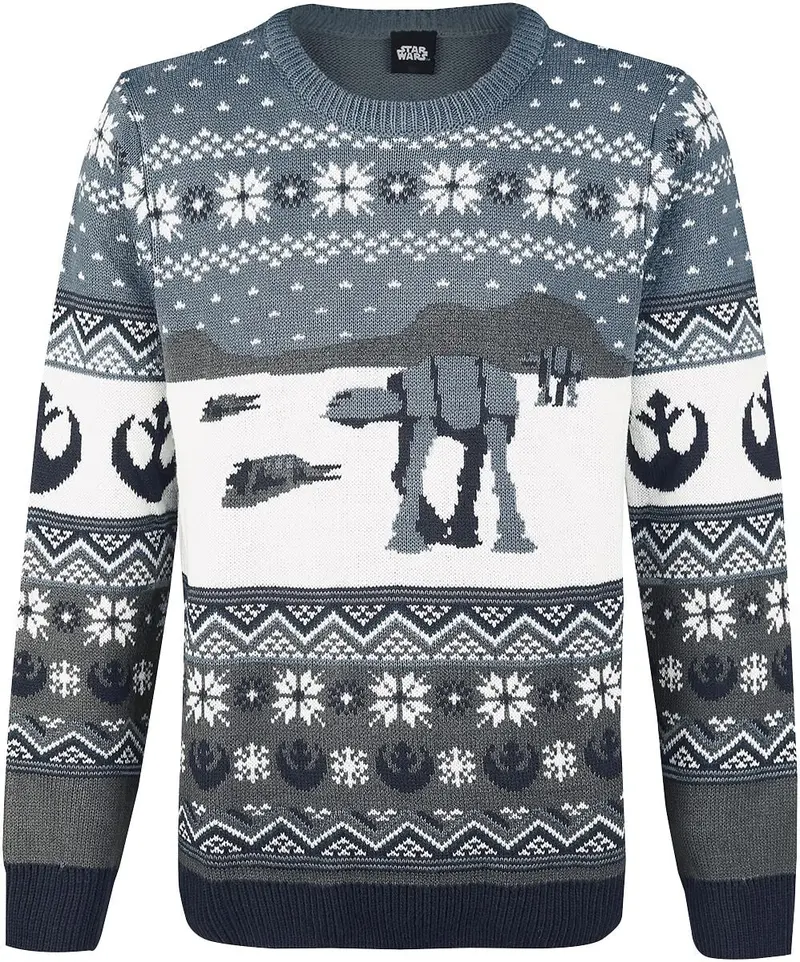 Pull de Noël Disney de Star Wars - AT-AT - S à 5XL - pour Homme - multicolore