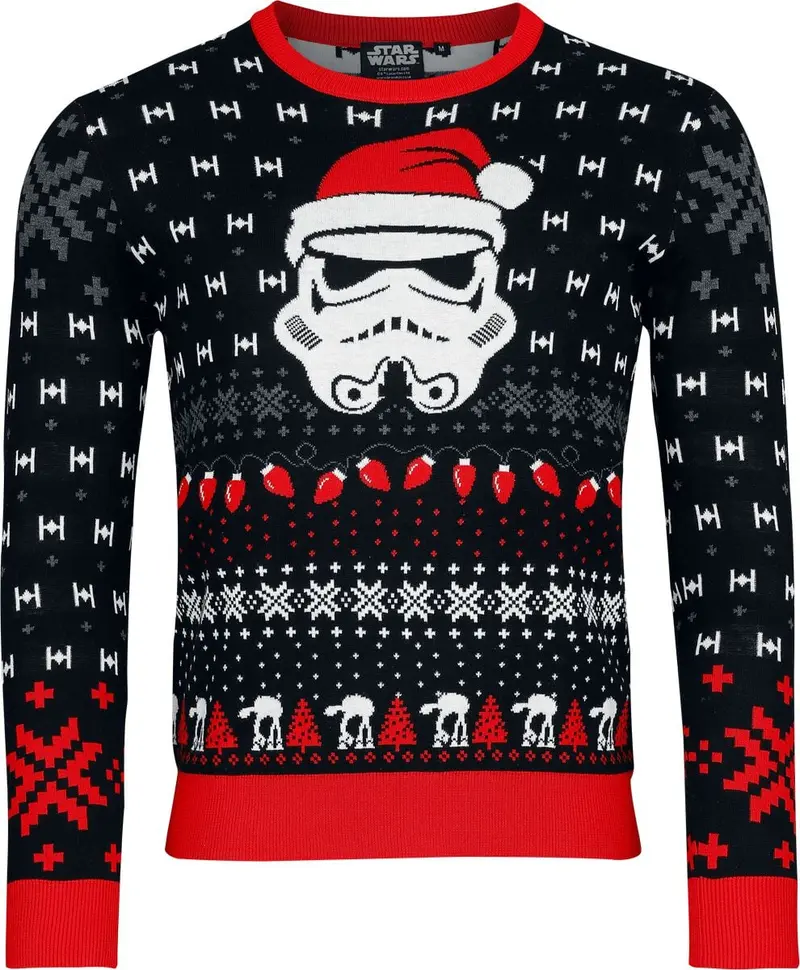 Pull de Noël Disney de Star Wars - Ugly Santa Trooper - S à XXL - pour Homme - multicolore