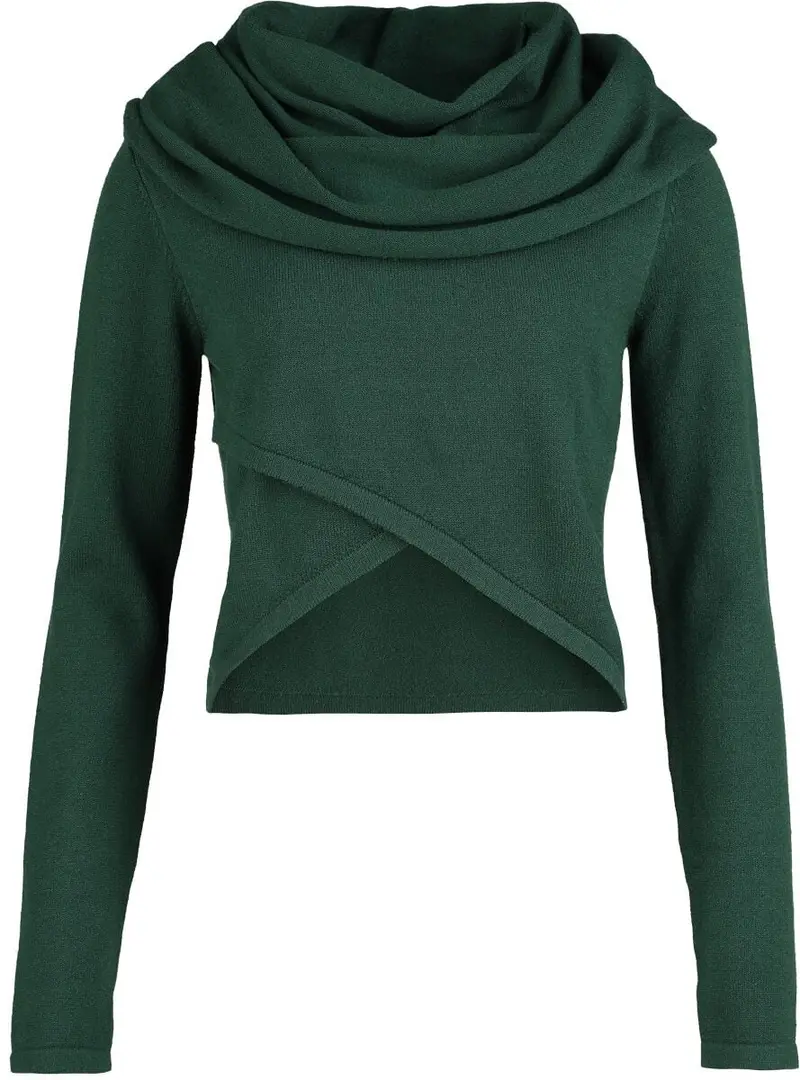 Pull tricoté de Black Premium by EMP - Episode of Emerald - S à XXL - pour Femme - vert