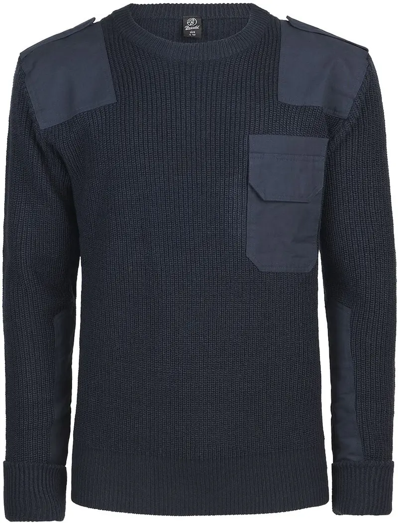 Pull tricoté de Brandit - Pull BW - M à 5XL - pour Homme - marine