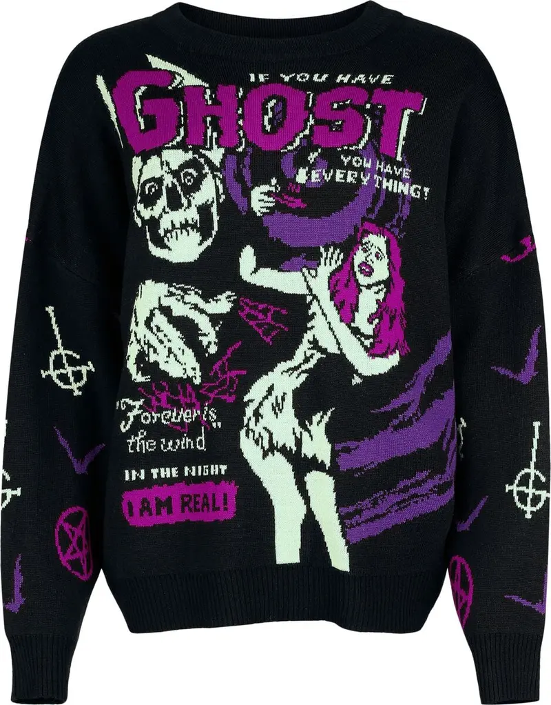 Pull tricoté de Ghost - EMP Signature Collection - S à XXL - pour Femme - multicolore
