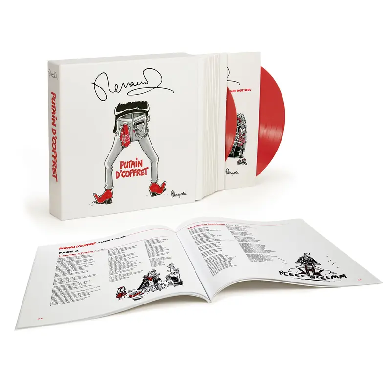 Renaud - "Putain d'coffret" Edition 12 vinyles couleur