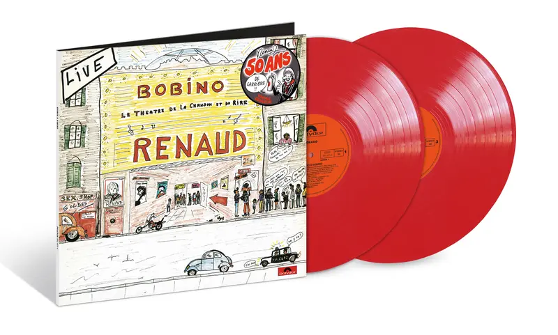 Renaud - Renaud à Bobino - Double Vinyle Couleur Rouge