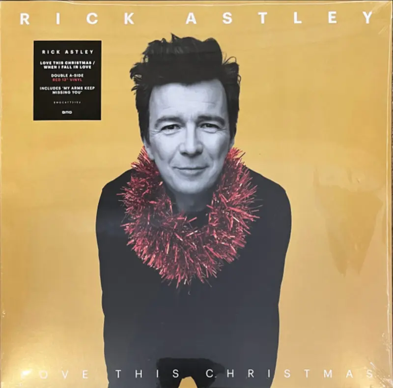 Rick Astley | Love This Christmas - Vinyle rouge