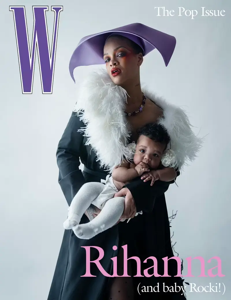 Rihanna (and baby Rocki!) | W - The Pop Issue