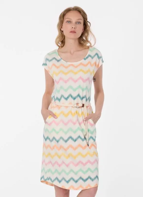 Robe courte de Ragwear - LILITHE PRINT - XS à XL - pour Femme - multicolore