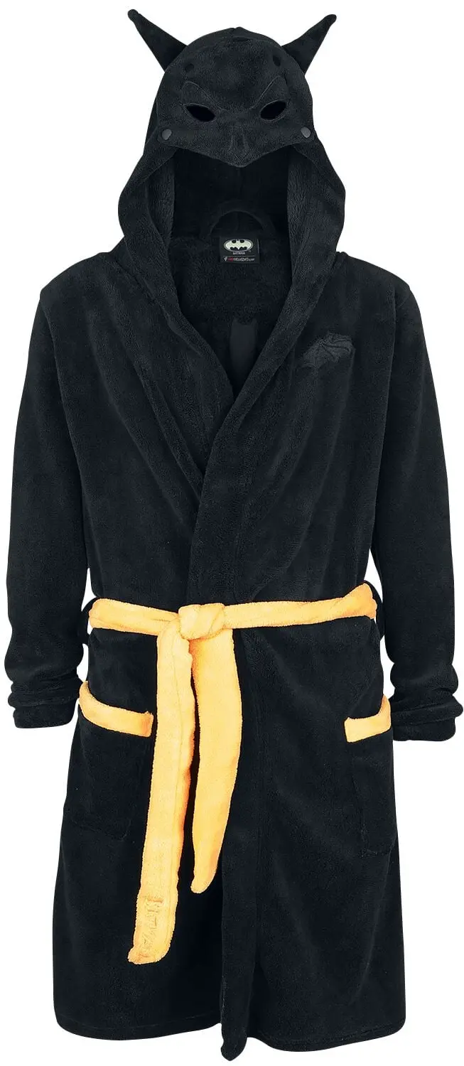 Robe de Chambre de Batman - S-M à XXL-3XL - pour Homme - noir/jaune