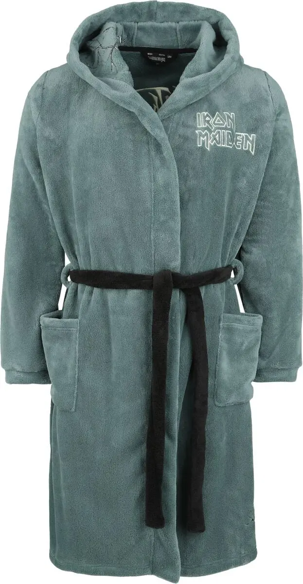 Robe de Chambre de Iron Maiden - EMP Signature Collection - S-M à XXL-3XL - pour Unisexe - pétrole