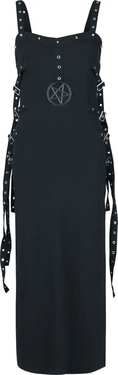 Robe longue Gothic de Heartless - Midnight Lament Maxi Dress - XS à XXL - pour Femme - noir