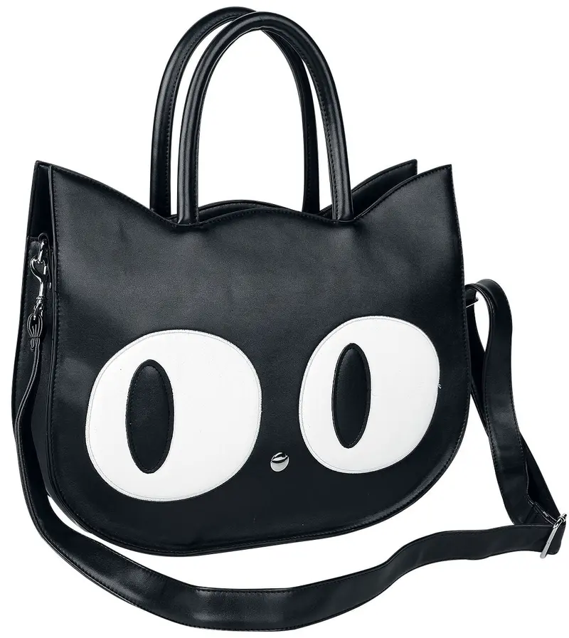 Sac à main Gothic de Banned Alternative - Big Kitty - pour Femme - noir