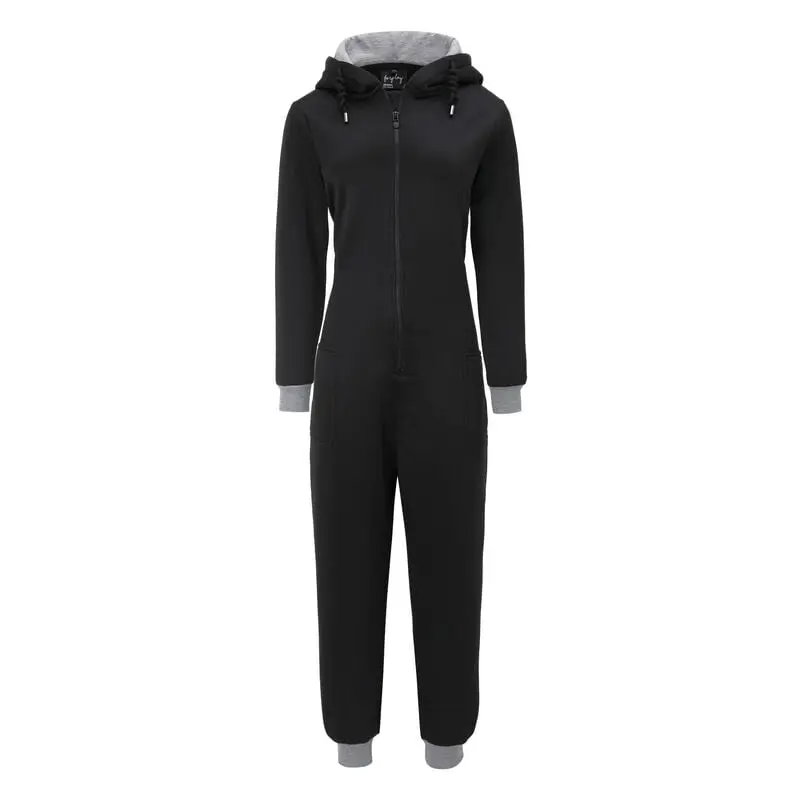 Salopette de Forplay - Onesie Confortable - S à XL - pour Femme - noir