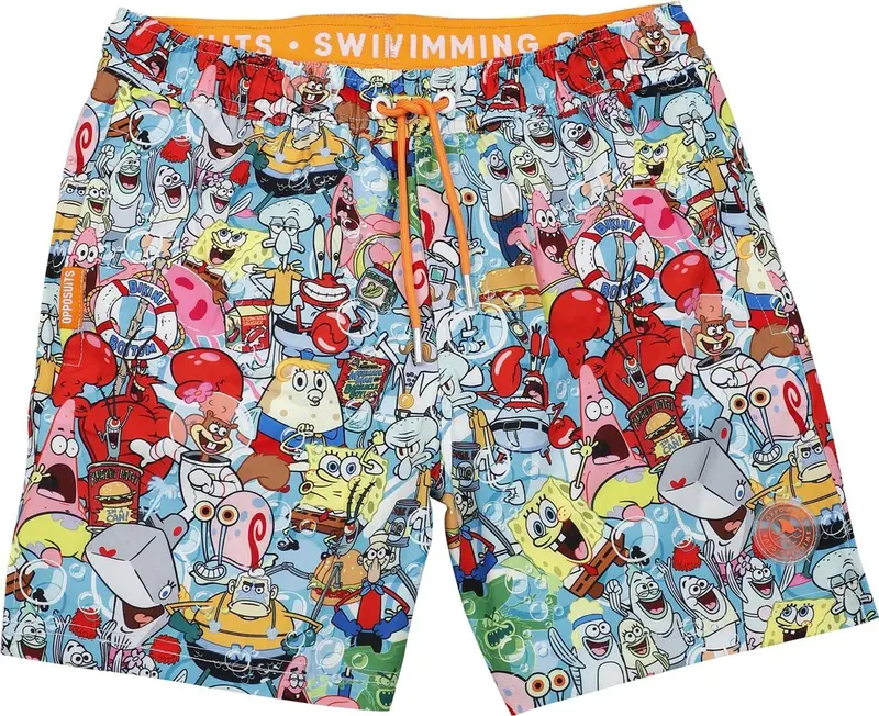 Short de bain de Bob L'Éponge - OppoSuits - Frenzy - S à XXL - pour Homme - multicolore