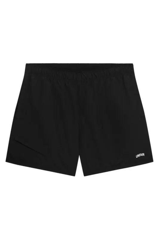 Short de bain de Unfair Athletics - Curved Coin - Short avec Poches - S à 3XL - pour Homme - noir