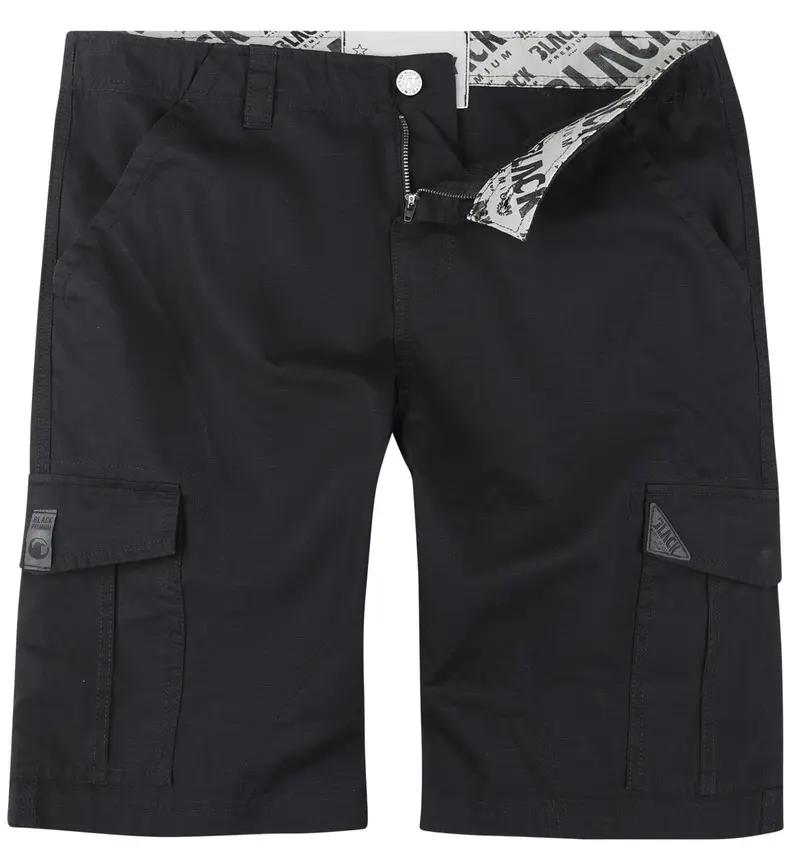 Short de Black Premium by EMP - Bermuda Army Vintage - XL à 7XL - pour Homme - noir