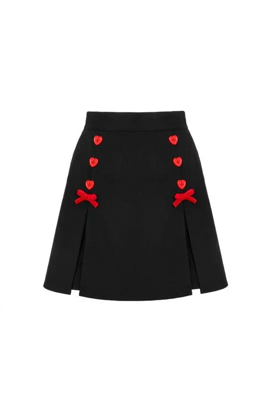 Short de Hell Bunny - COLLEEN SKORTS - XS à XL - pour Femme - noir/rouge