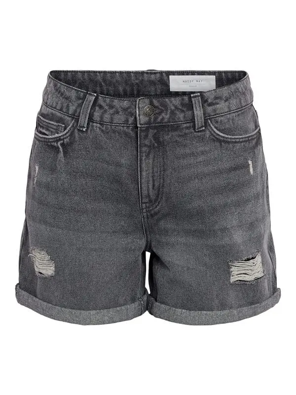 Short de Noisy May - NMSMILEY NW VI594DG NOOS - Short Denim Gris - XS à XL - pour Femme - gris