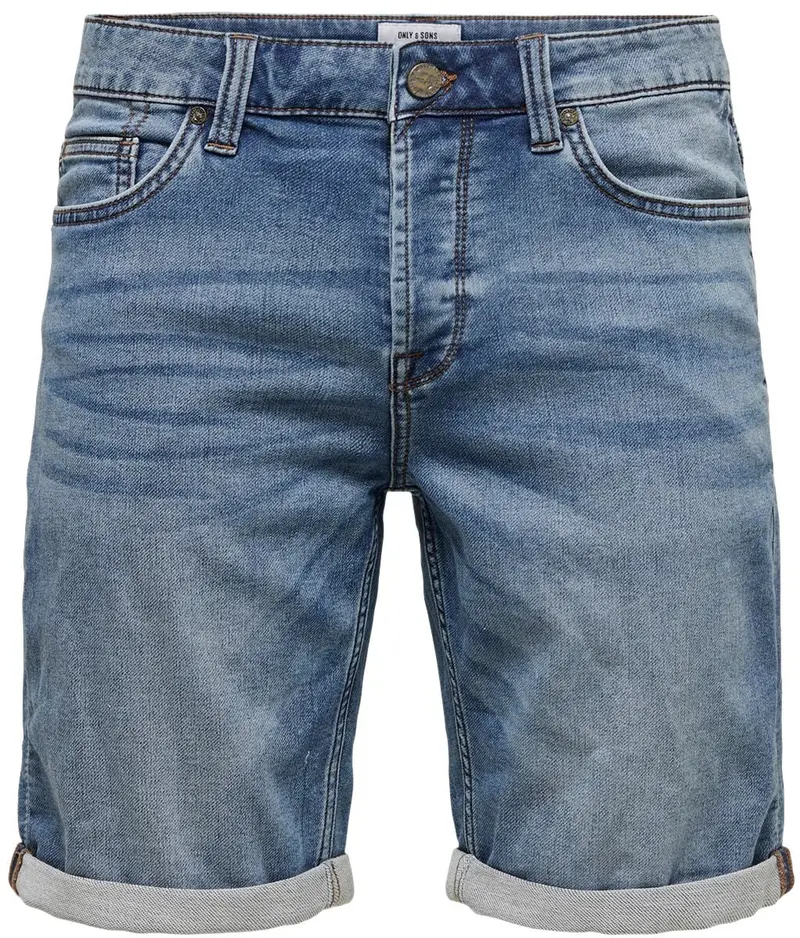 Short de ONLY and SONS - Short Bleu Ply Life - S à XXL - pour Homme - bleu