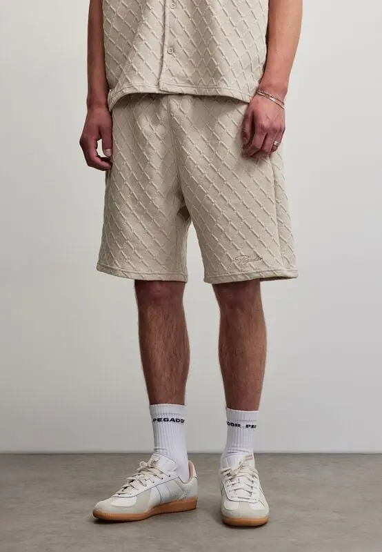 Short de Pegador - Jovren Structured Shorts - S à XXL - pour Homme - crème