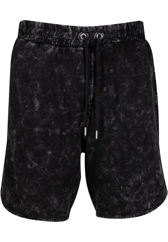 Short de Urban Classics - Washed Piped Shorts - S à XXL - pour Homme - noir