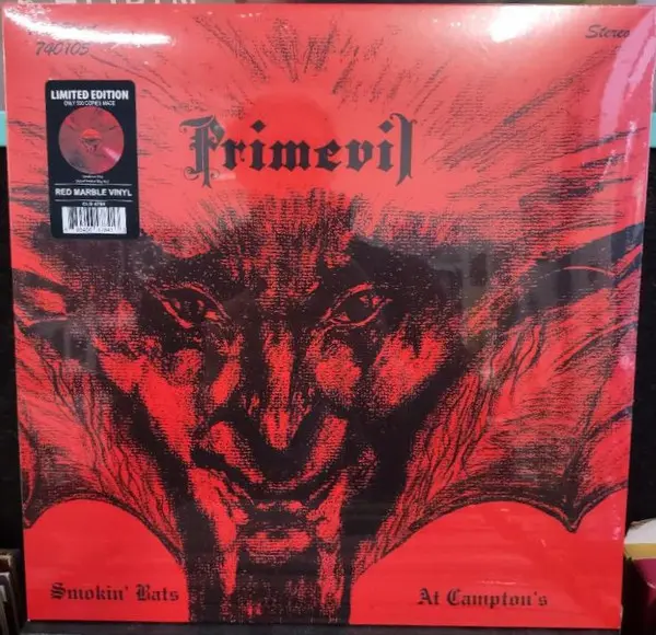 Smokin' Bats Ar Campton's Vinyle Rouge Marbré