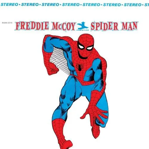 Spider Man Édition Limitée Vinyle Marbré Rouge et Bleu