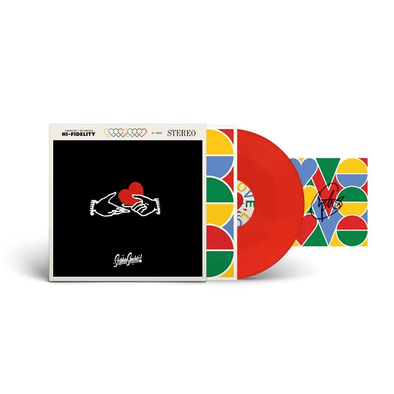 Stephen Sanchez - LOVE, LOVE, LOVE - Brick Red Vinyl + Artcard dédicacée