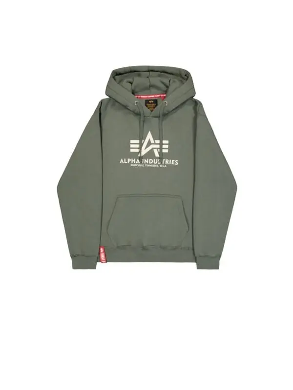 Sweat-shirt à capuche de Alpha Industries - Basique - S à 3XL - pour Homme - vert
