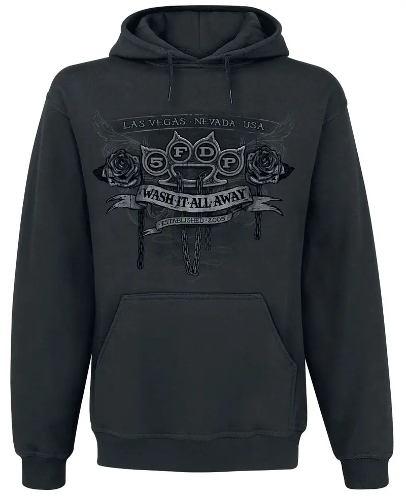 Sweat-shirt à capuche de Five Finger Death Punch - Wash It All Away - S à XXL - pour Homme - noir
