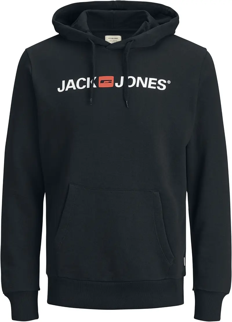 Sweat-shirt à capuche de Jack & Jones - JJECORP OLD LOGO NOOS - Sweat à Capuche - S à XXL - pour Homme - noir