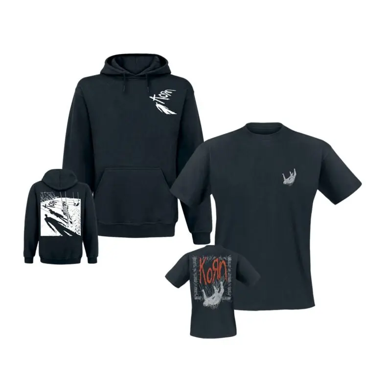 Sweat-shirt à capuche de Korn - Fan Bundle - S à XXL - pour Homme - noir