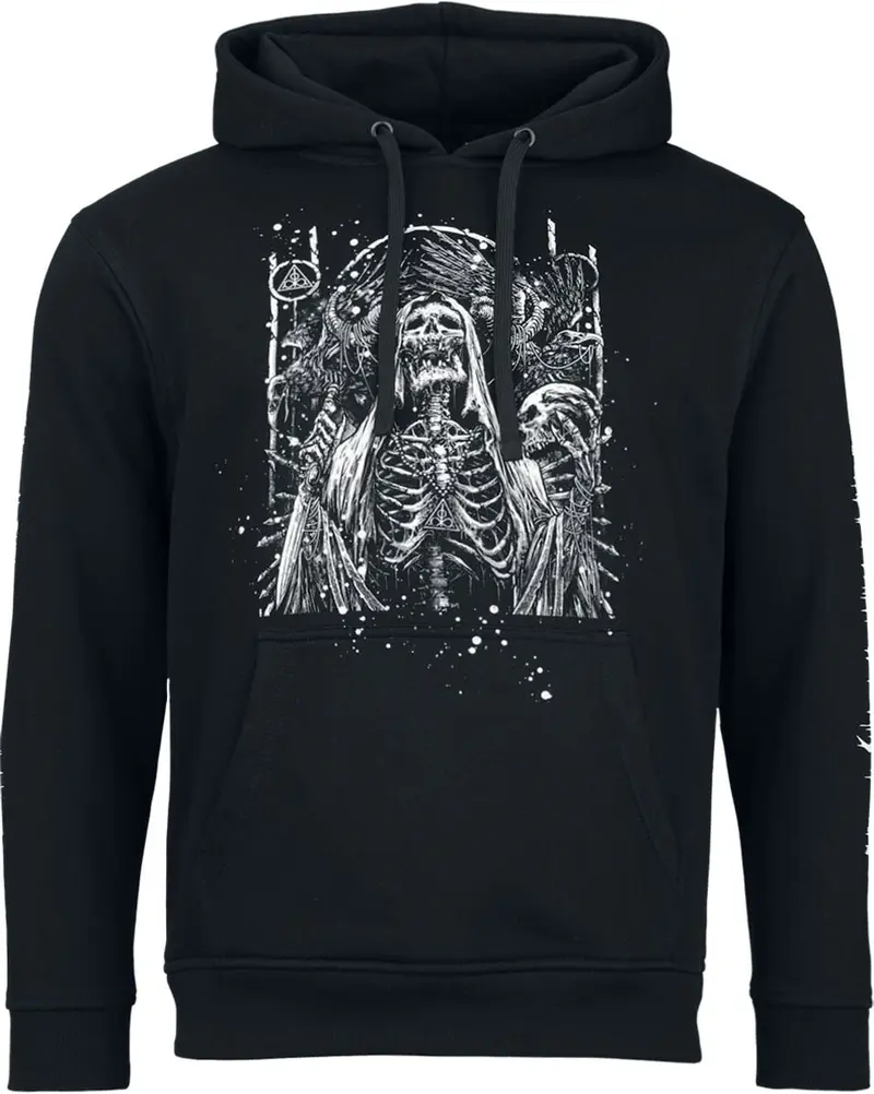 Sweat-shirt à capuche de Lamb Of God - Death Splatter - S à XXL - pour Homme - noir