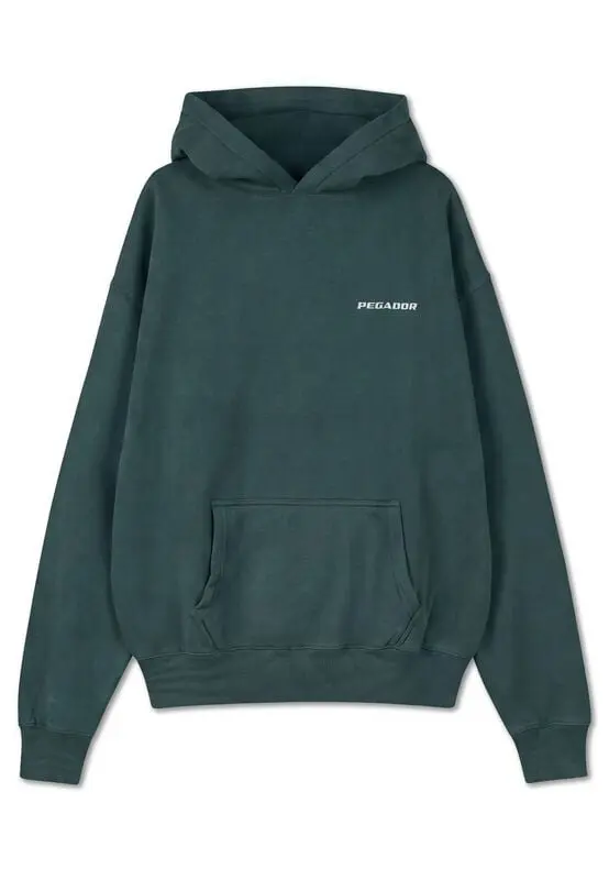 Sweat-shirt à capuche de Pegador - Logo Oversized Hoodie - S à XXL - pour Homme - vert