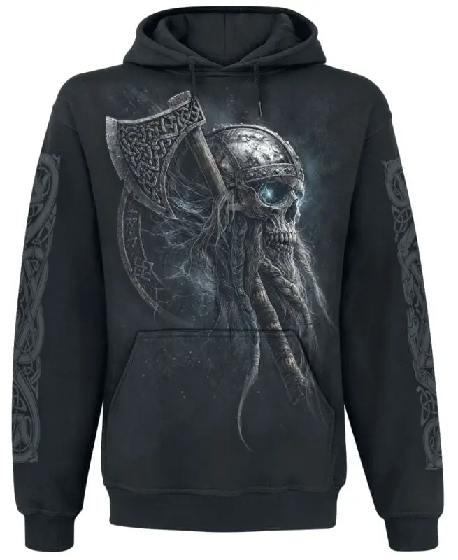 Sweat-shirt à capuche de Spiral - Viking Rampage - S à 4XL - pour Homme - noir