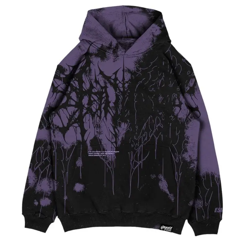 Sweat-shirt à capuche de Stay Cold Apparel - Daggerwave (purple) - Oversized Hoodie (350GSM) - XS à 3XL - pour Homme - lilas