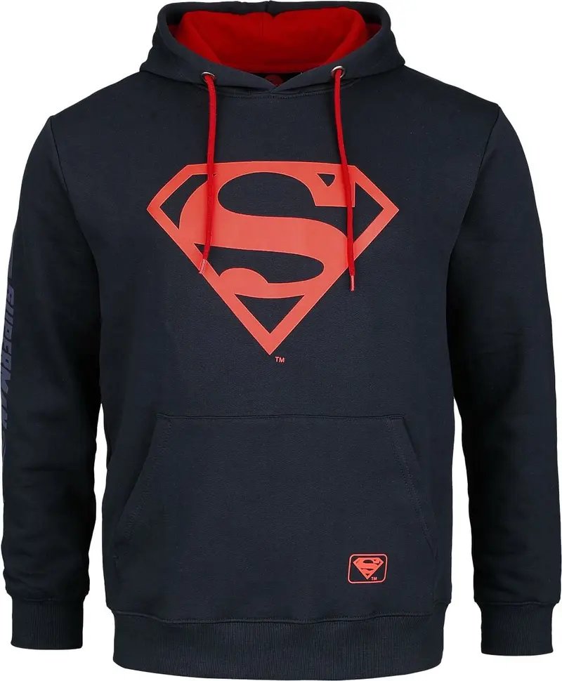Sweat-shirt à capuche de Superman - Superman Logo - S à XXL - pour Homme - marine