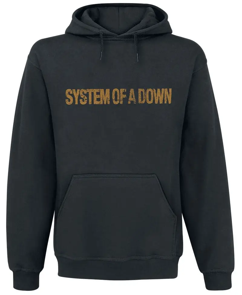 Sweat-shirt à capuche de System Of A Down - Shattered Numbers - S à XXL - pour Homme - noir