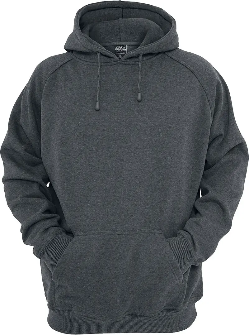 Sweat-shirt à capuche de Urban Classics - Sweat À Capuche Uni - XL à 3XL - pour Homme - anthracite