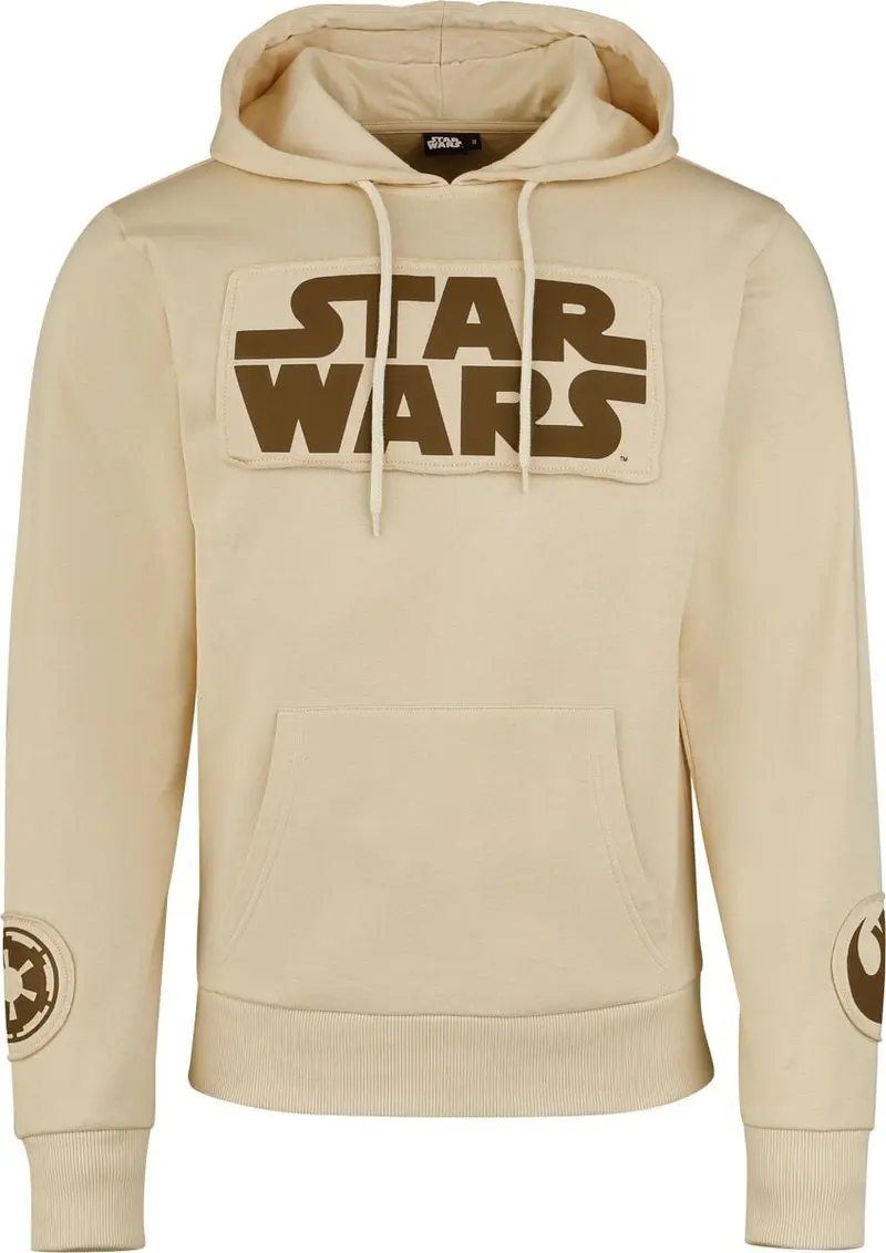 Sweat-shirt à capuche Disney de Star Wars - Personnages - M à XXL - pour Homme - beige