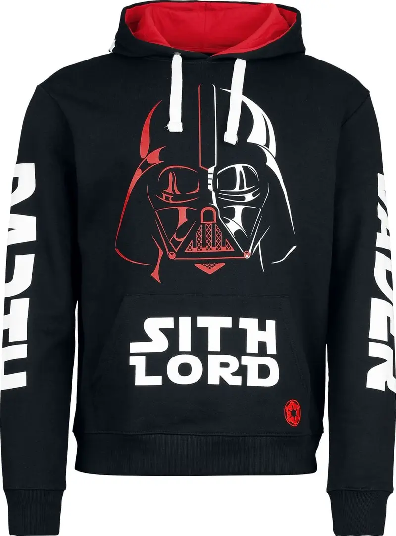 Sweat-shirt à capuche Disney de Star Wars - Sith Lord - S à XXL - pour Homme - noir