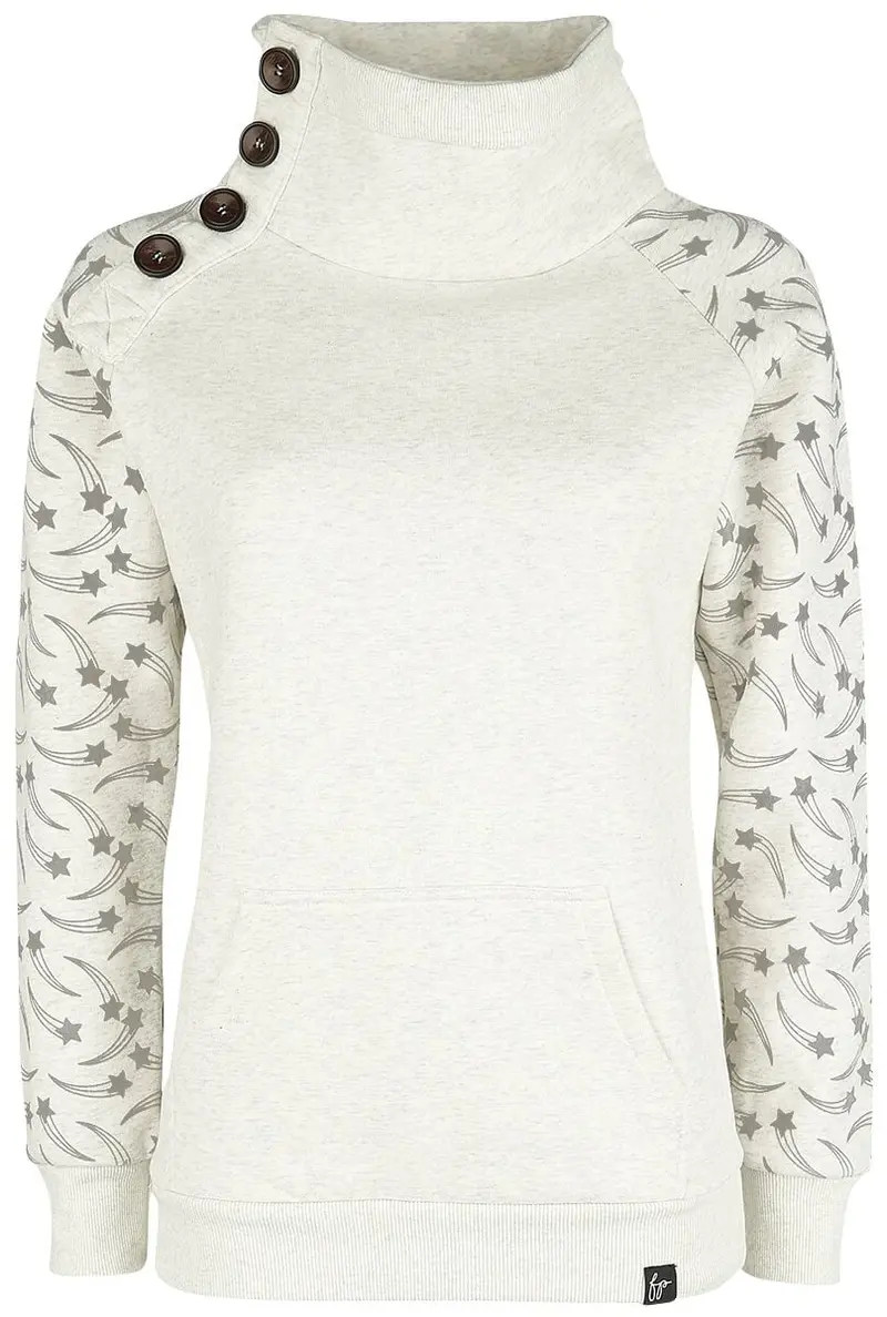 Sweat-shirt de Forplay - Elise - S à XXL - pour Femme - gris chiné