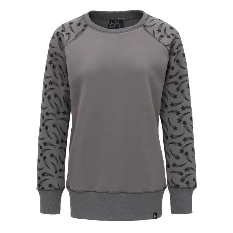 Sweat-shirt de Forplay - Yuki - S à XXL - pour Femme - gris/noir