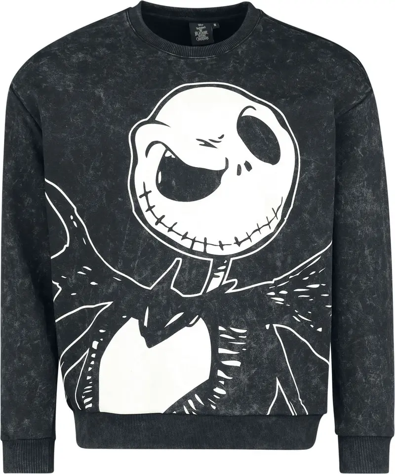 Sweat-shirt Disney de L'Étrange Noël De Monsieur Jack - Big Jack - S à XXL - pour Homme - noir