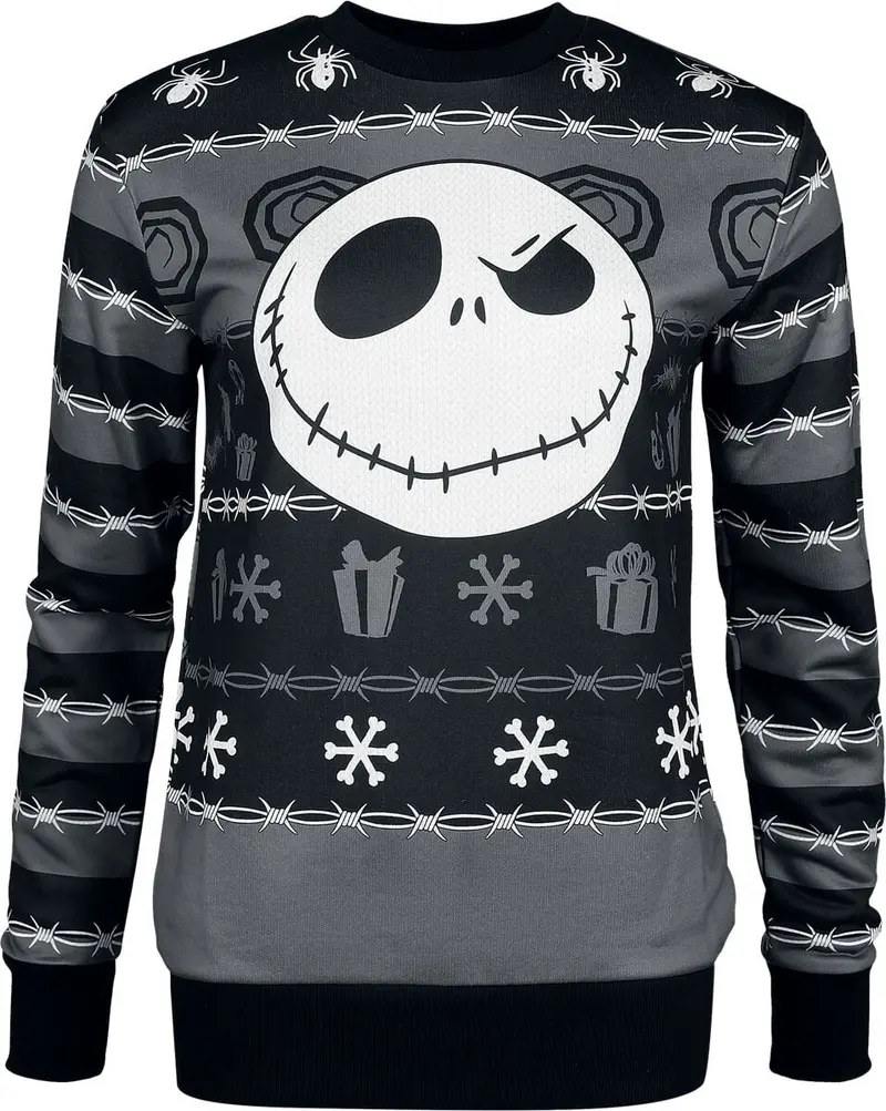 Sweat-shirt Disney de L'Étrange Noël De Monsieur Jack - Jack Skellington - S à XXL - pour Femme - multicolore