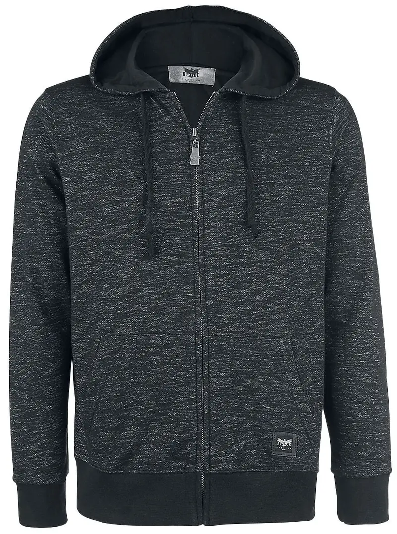 Sweat-shirt zippé à capuche de Black Premium by EMP - Mask Of Sanity - S à L - pour Homme - noir